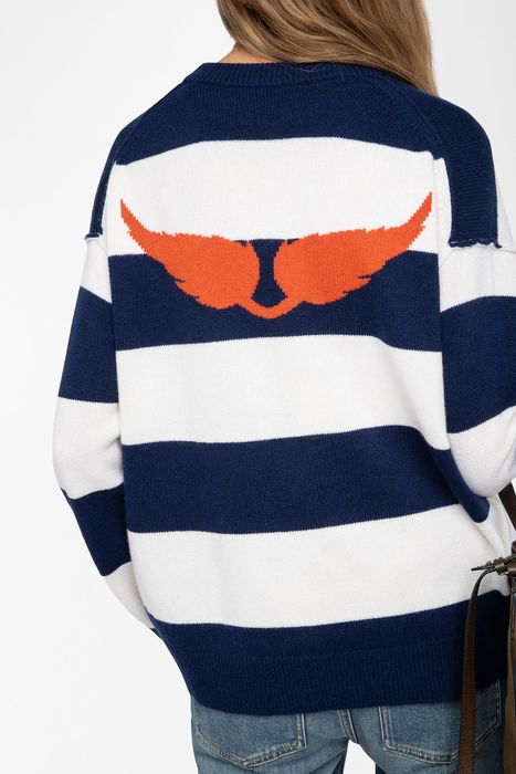 Mikyz Stripe Wings Sweater